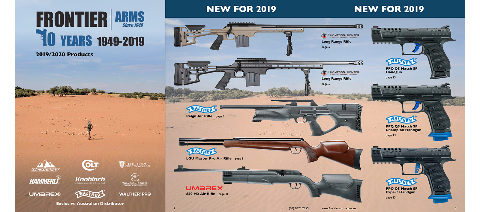 Frontier Arms product catalogue 2019/20