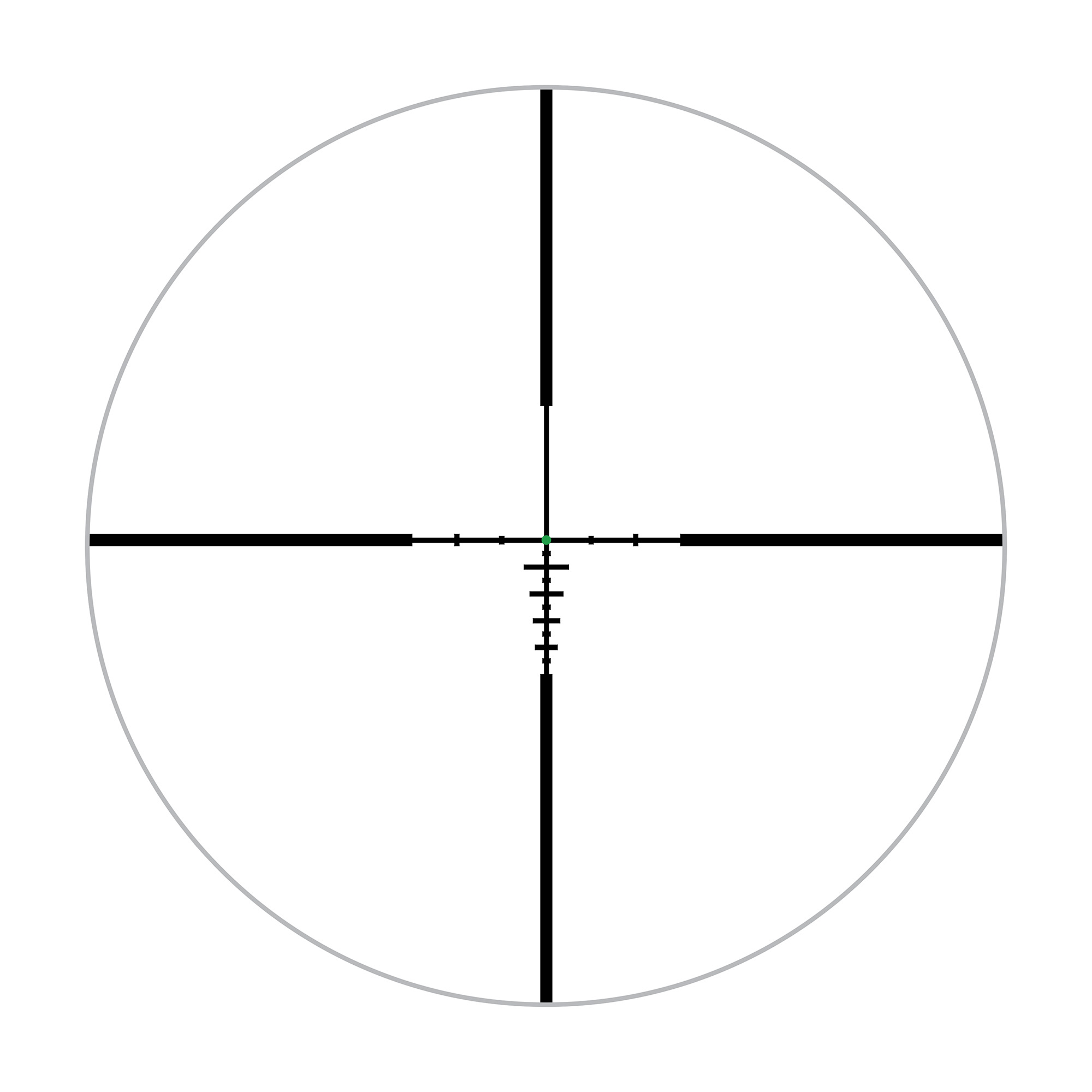 SLx 1–6×24mm SFP Gen IV – ACSS NOVA Fiber-Wire Green Reticle - Image 2